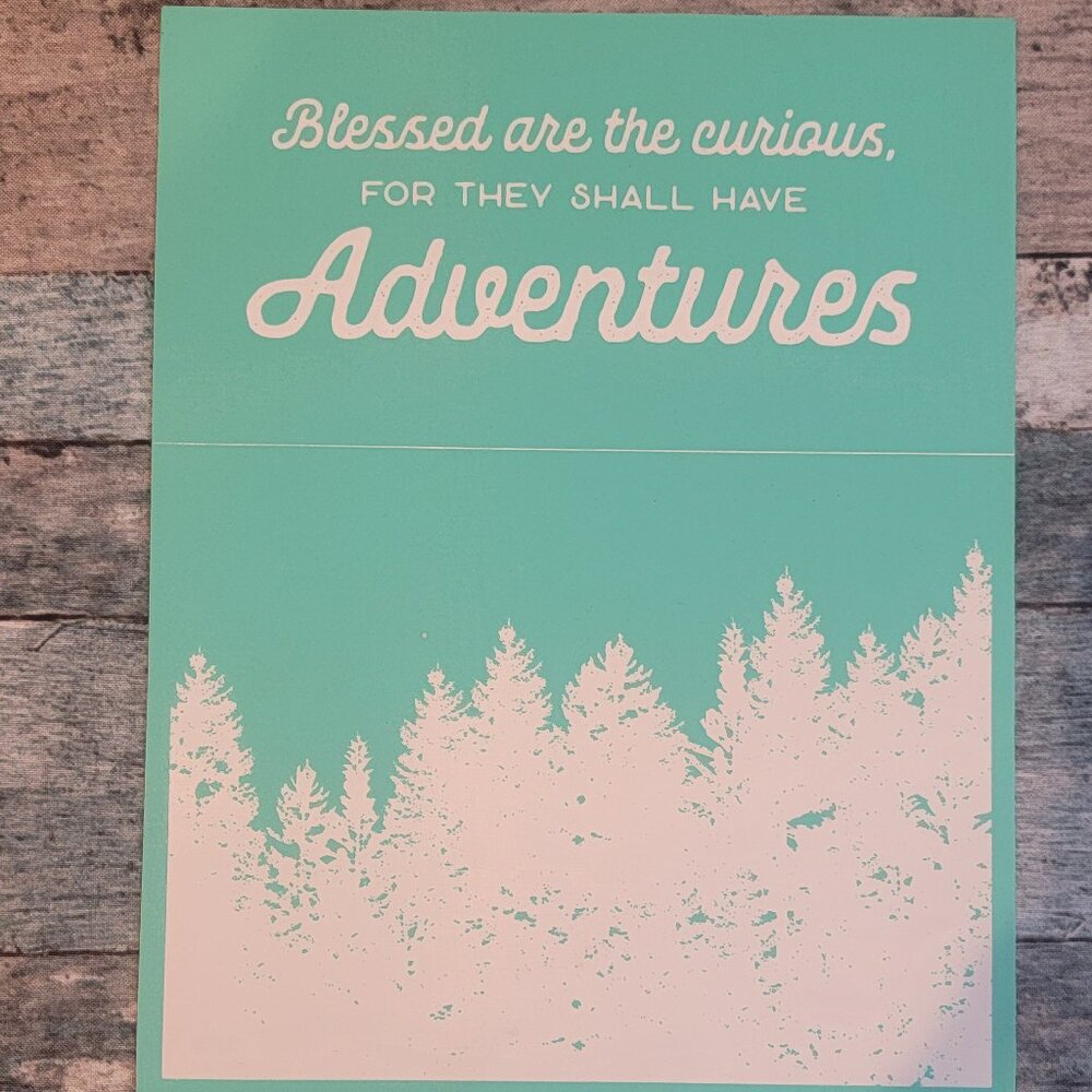 Outdoor Adventure ~ Reuseable silk screen stencil 8 1/2 x 11